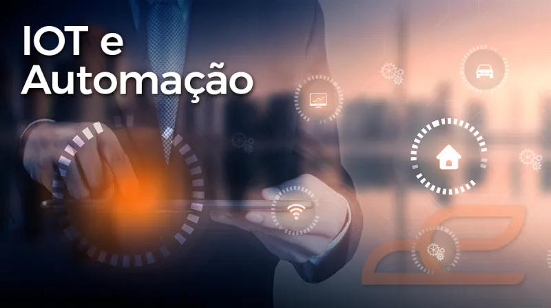 Capa do post: Automação e Internet das Coisas (IoT) no chão de fábrica