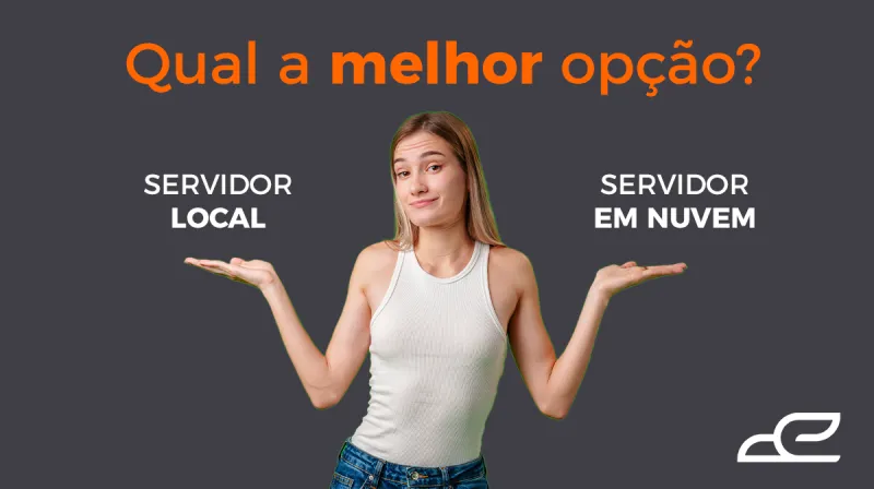 Capa do post: Infraestrutura de Servidor de Sistema Próprio ou em Nuvem?