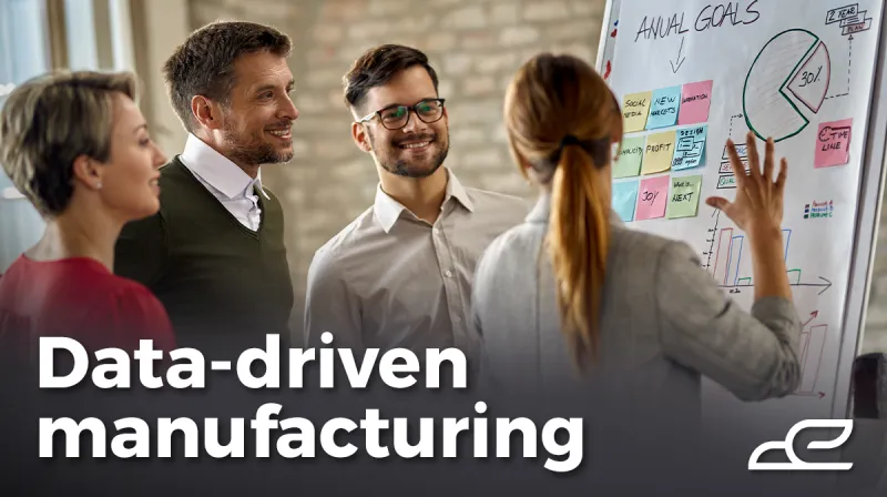 Capa do post: Data-driven manufacturing: por que decisões baseadas em dados vencem a intuição?